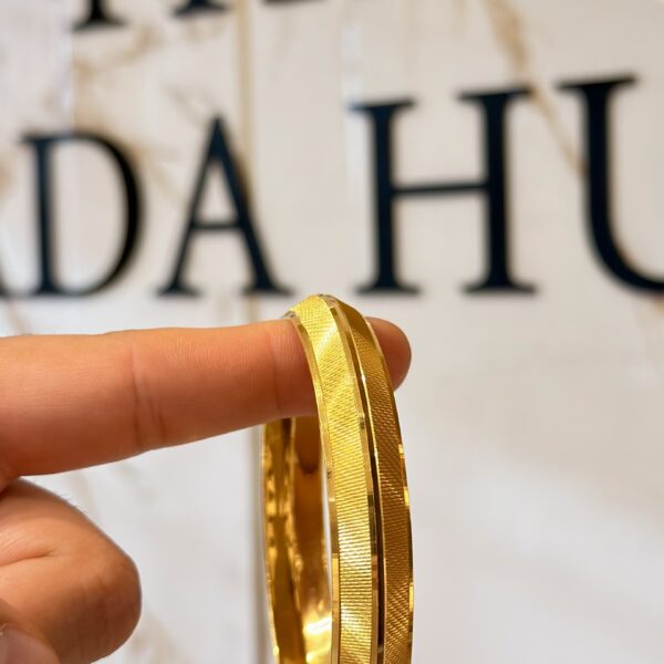 1 Gram Gold Kada| Diamond Edge| The Kada Hub