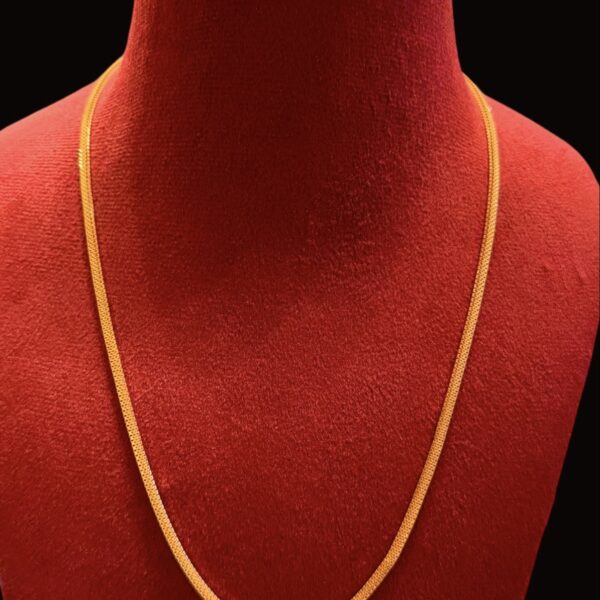 1 Gram Gold Box Chain | The Kada Hub